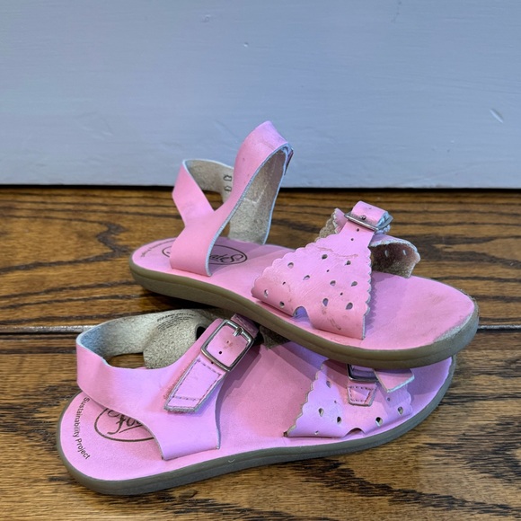 Girls Footmates Ariel Pink Sandals , Size 12 - Picture 1 of 4